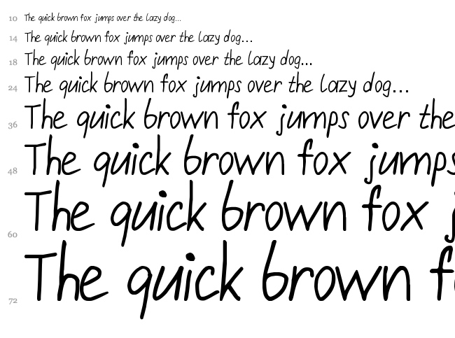 Repivmanusc font waterfall